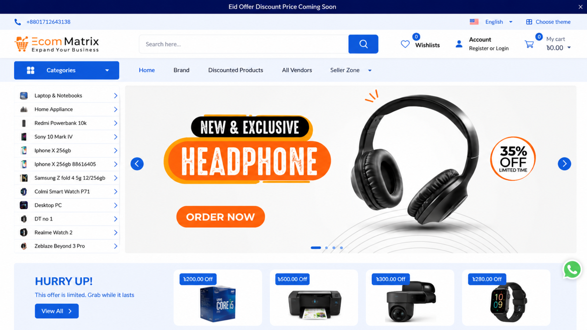 Default Store Theme Preview